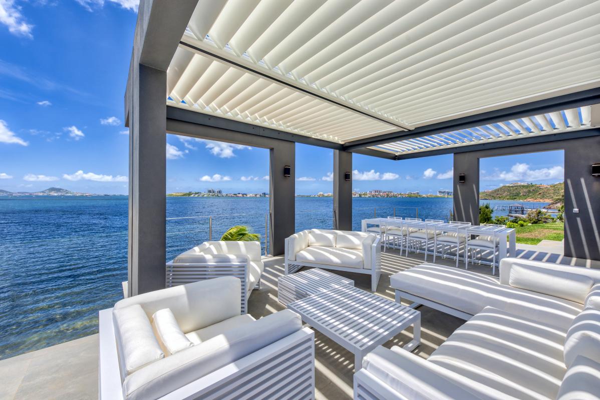 3 Location villa Mirabelle 5 chambres 10 personnes piscine vue mer terres basses saint martin